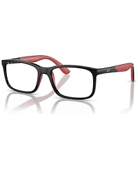 Ray-Ban Jr Kids Rectangle Eyeglasses, RB1621 47
