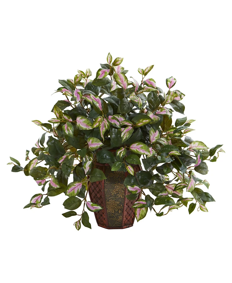 Nearly Natural Hoya Artificial Plant in Decorative Planter