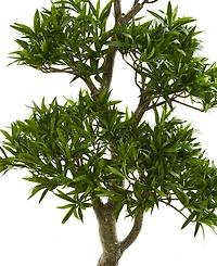 Nearly Natural 37" Bonsai Styled Podocarpus Artificial Tree