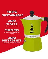 Bialetti Rainbow 139 Ml Cups Coffeemaker