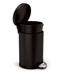 simplehuman 4.5 Liter Round Step Bathroom Trash Can with Soft-Close Lid