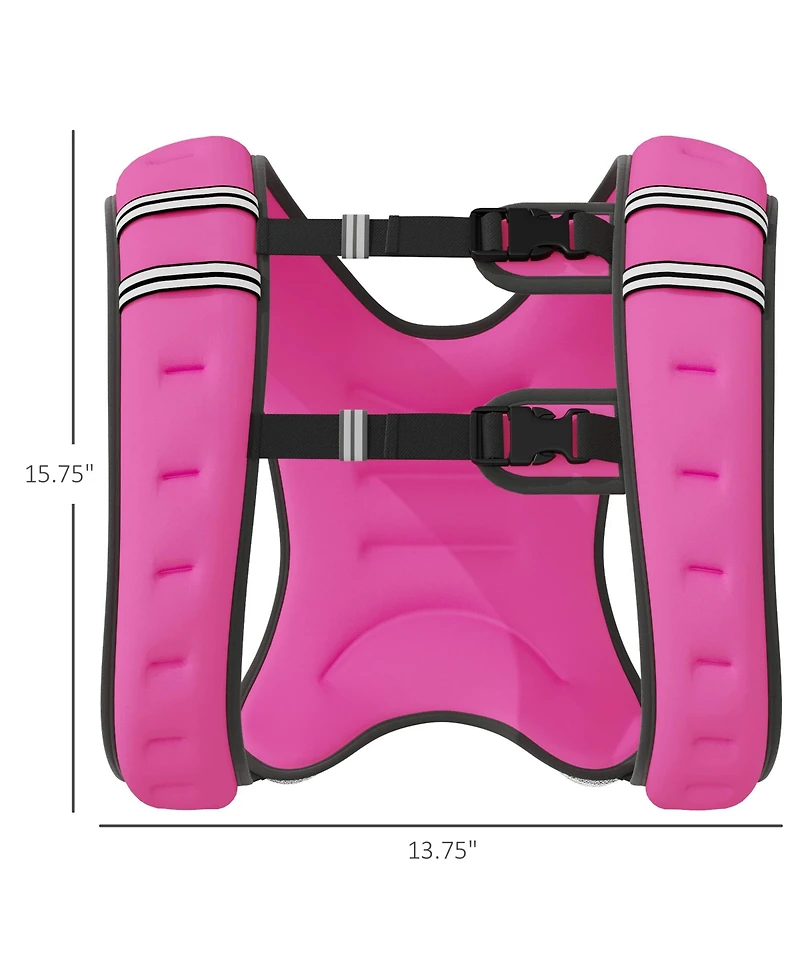 Soozier Body Weighted Vest W/ Pocket, Weighted Running Equipment,