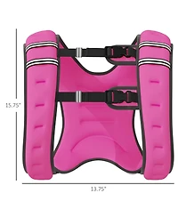 Soozier Body Weighted Vest W/ Pocket, Weighted Running Equipment,