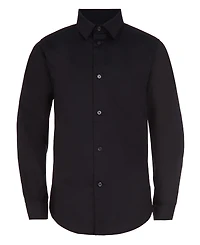Calvin Klein Little Boys Solid Stretch Poplin Shirt