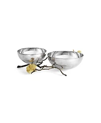 Michael Aram Butterfly Ginkgo Double Bowl