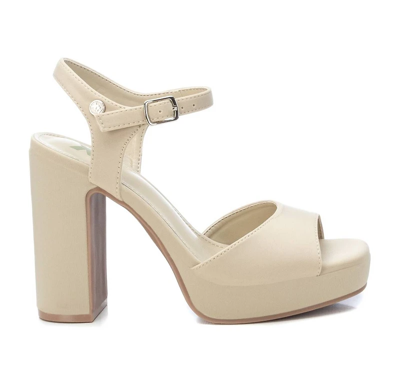 Women's Heel Sandals By Xti, Ivory