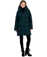 Sam Edelman Women's Oversized-Collar Hooded Puffer Coat