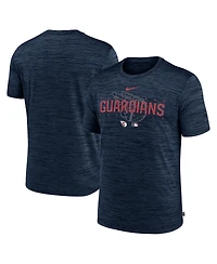 Men's Nike Navy Cleveland Guardians Authentic Collection Velocity Performance Practice T-shirt