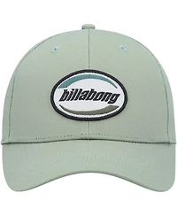 Men's Billabong Green Walled Snapback Hat