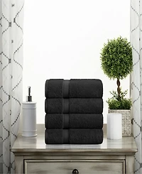 Superior 100% Egyptian Cotton 4-Piece Hand Towel Set