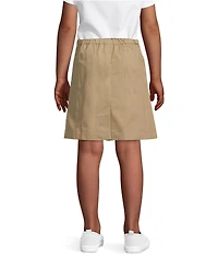 Lands' End Big Girls Plus School Uniform Blend Chino Skort Above Knee