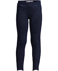 Lands' End Big Girls Iron Knee Denim Jeggings