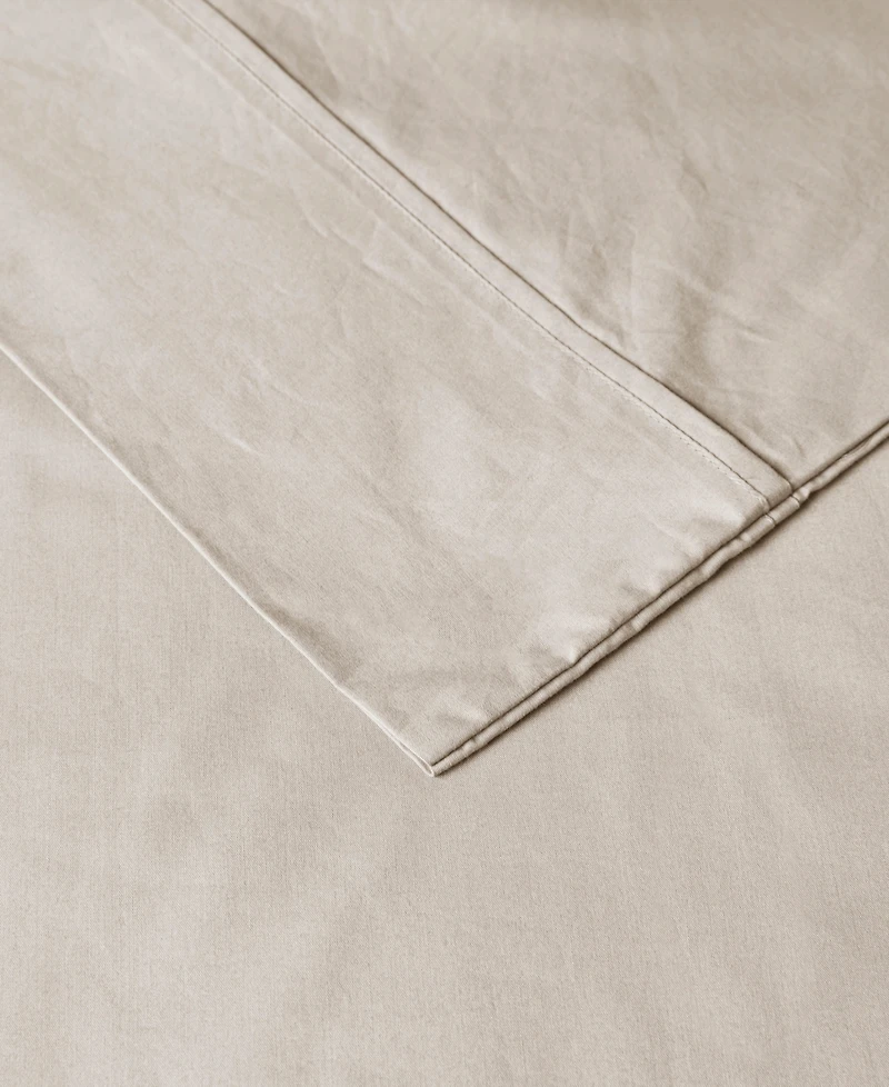 Madison Park Peached Cotton Percale 4-Pc. Sheet Set, California King