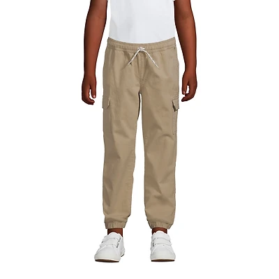 Lands' End Boys Iron Knee Stretch Cargo Jogger Pants