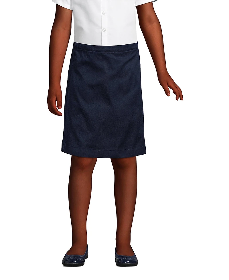 Lands' End Big Girls Plus Blend Chino Skort Top of Knee