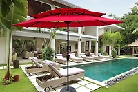 Streamdale 9ft Patio Umbrella with Tilt, Crank, & Vents