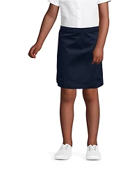 Lands' End Big Girls Blend Chino Skort Above Knee