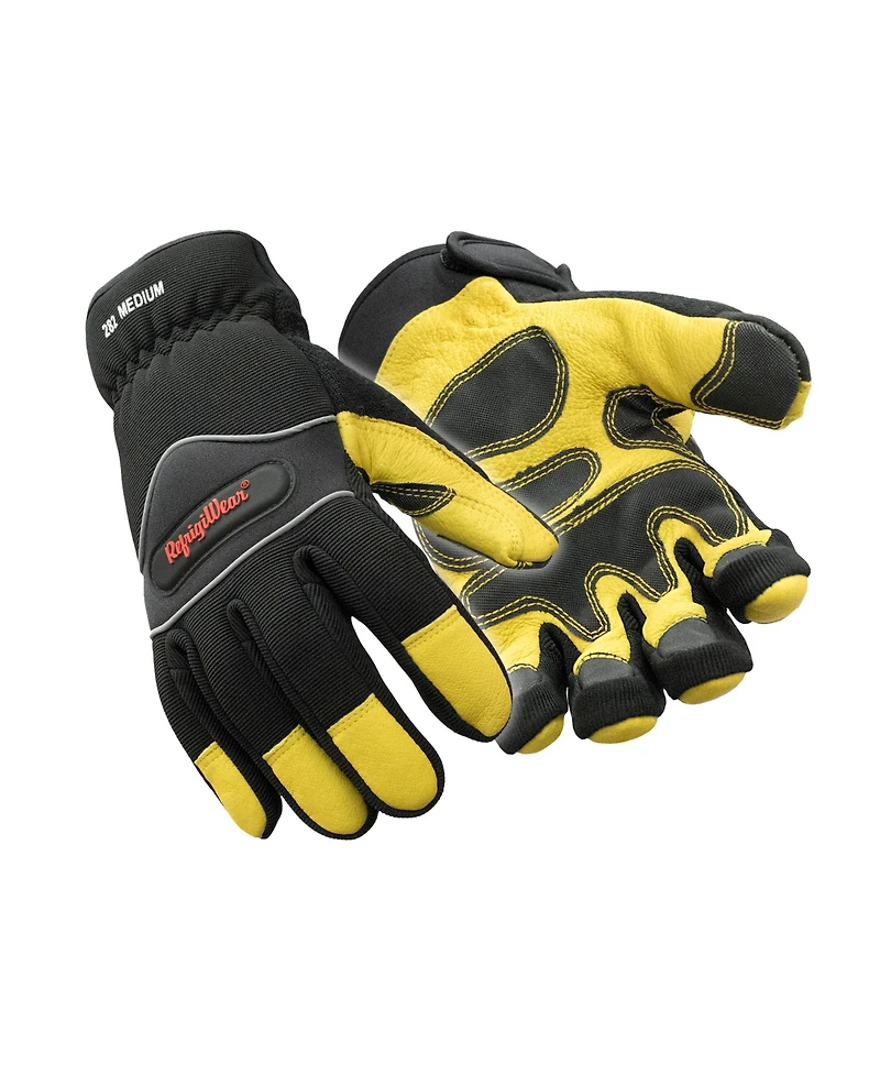 RefrigiWear Men's Insulated Abrasion Safety Gloves - Warm, Durable, High Dexterity Work for Extreme Cold