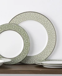 Noritake Infinity Platinum 4 Piece Dinner Plate Set , Service for 4