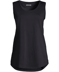 Lands' End Women's Plus Supima Cotton Tunic Tank Top