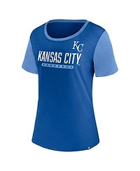 Women's Fanatics Royal Kansas City Royals Mound T-shirt