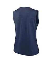 Women's Nike Navy Cleveland Guardians Muscle Play Tank Top