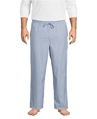 Lands' End Big & Tall Poplin Pajama Pants