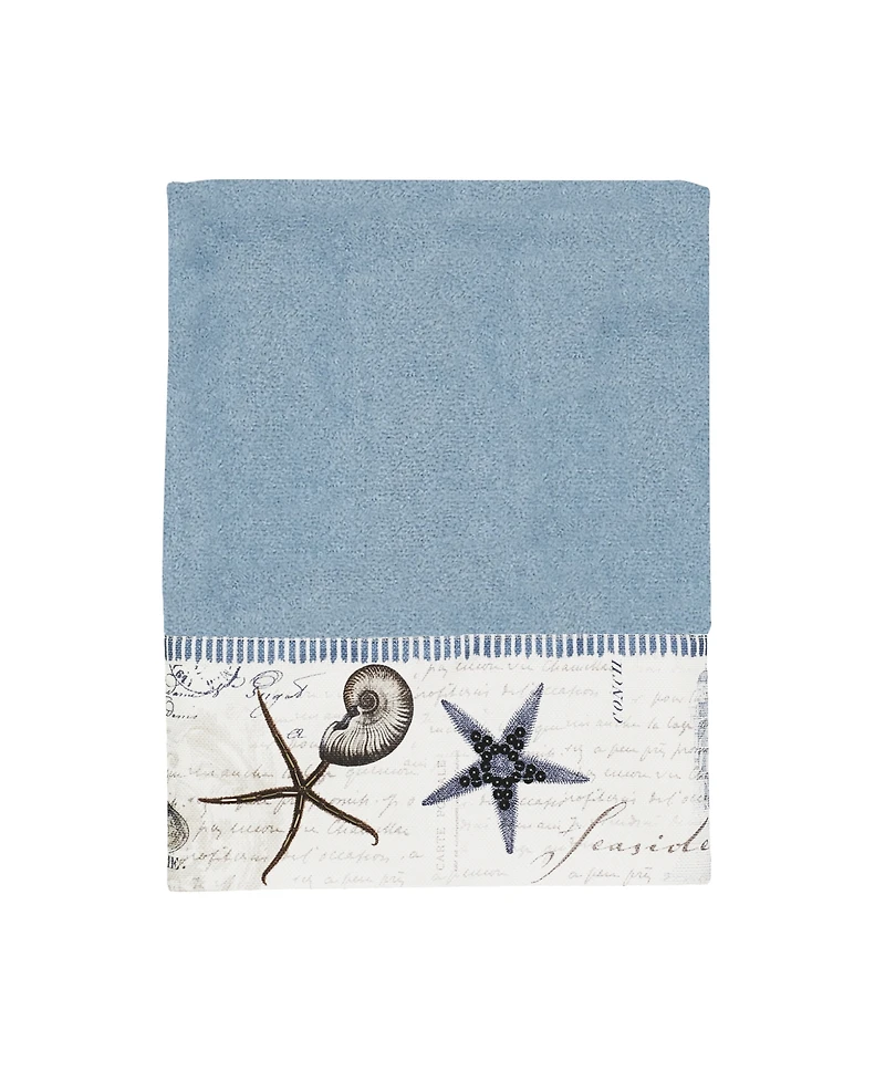 Avanti Antigua Starfish & Seashells Cotton Bath Towel, 25" x 50"