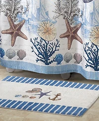 Avanti Antigua Starfish & Seashells Bath Rug, 20" x 30"