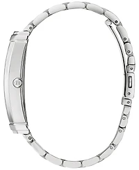 Bulova Woman's Frank Lloyd Wright "Pattern #106" Stainless Steel Bracelet Watch 25x45mm