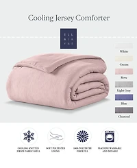 Ella Jayne Cooling Jersey Down-Alternative Comforter, Twin