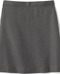 Lands' End Big Girls Plus School Uniform Solid A-line Skirt Below the Knee