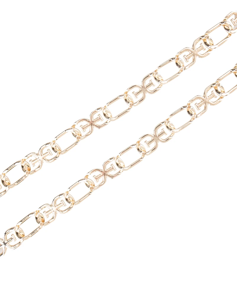 Sam Edelman Women's Double-e Logo Chain Dress Belt