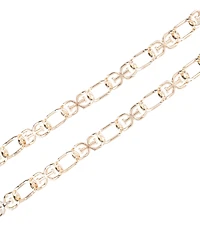 Sam Edelman Women's Double-e Logo Chain Dress Belt