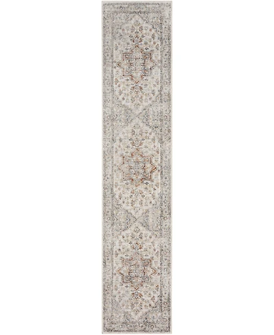 Nourison Home Astra Machine Washable ASW12 2'2" x 10' Runner Area Rug