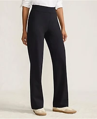 Lands' End Women's Starfish Mid Rise Straight Leg Pants