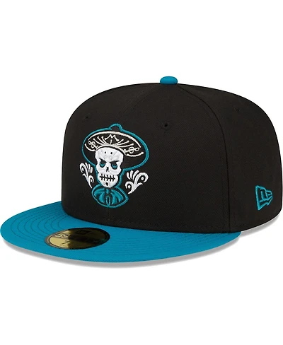Men's New Era Black Albuquerque Isotopes Copa De La Diversion 59FIFTY Fitted Hat