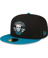 Men's New Era Black Albuquerque Isotopes Copa De La Diversion 59FIFTY Fitted Hat