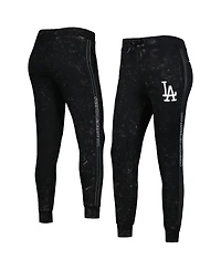 Women's The Wild Collective Black Los Angeles Dodgers Marble Jogger Pants