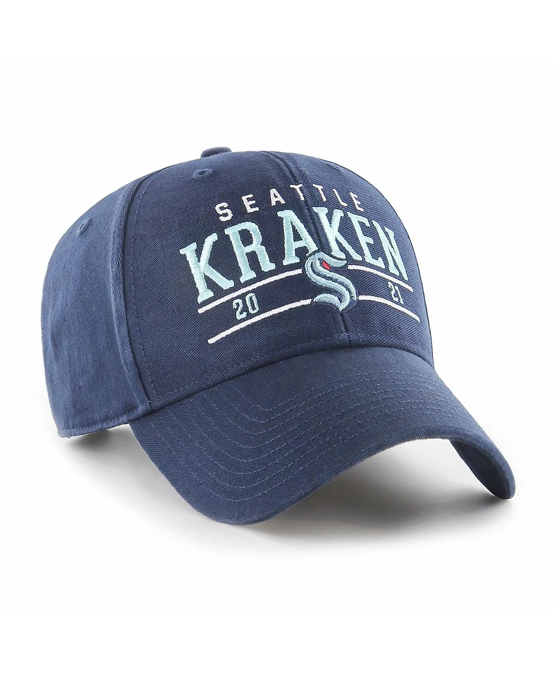 Men's '47 Brand Deep Sea Blue Seattle Kraken Centerline Mvp Adjustable Hat