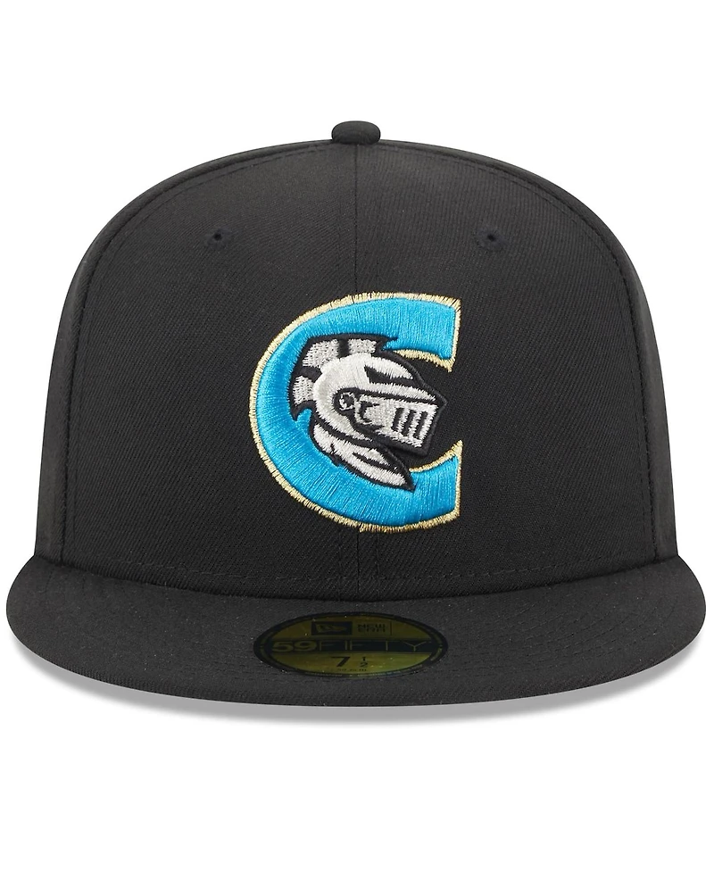 Men's New Era Charlotte Knights Authentic Collection Alternate Logo 59FIFTY Fitted Hat