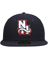 Men's New Era Navy New Hampshire Fisher Cats Authentic Collection Team Alternate 59FIFTY Fitted Hat
