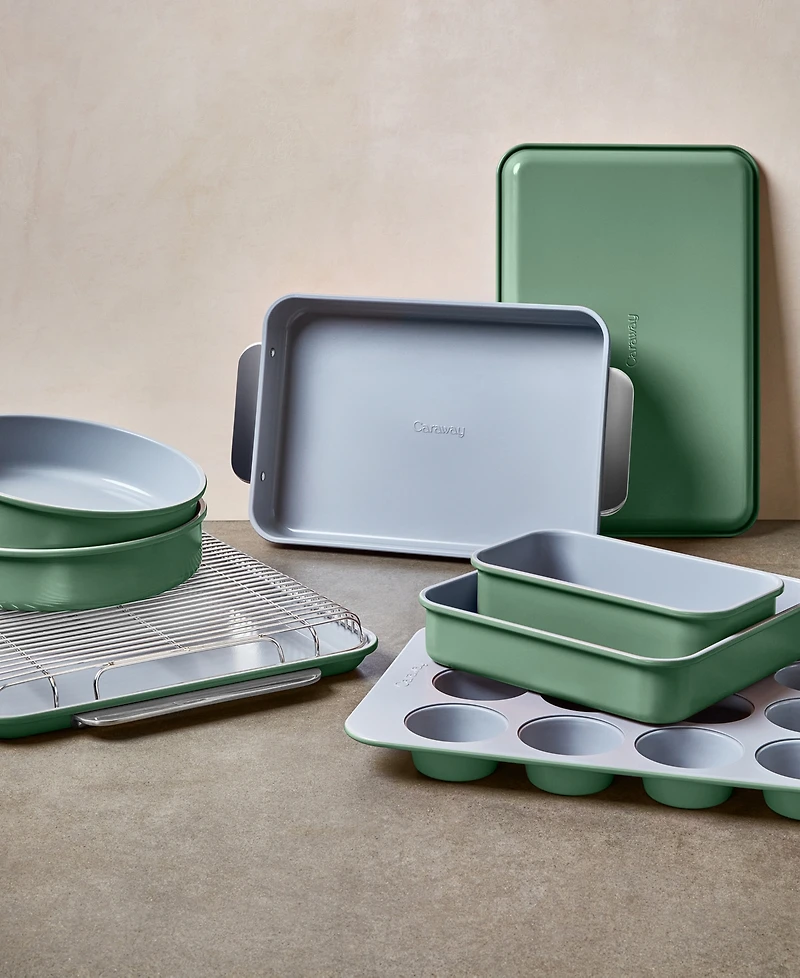 Caraway Ceramic Non-Stick 11 Piece Bakeware Set