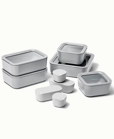 Caraway 17 Piece Glass Food Storage Set