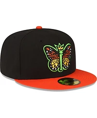 Men's New Era Black Eugene Emeralds Copa De La Diversion 59FIFTY Fitted Hat
