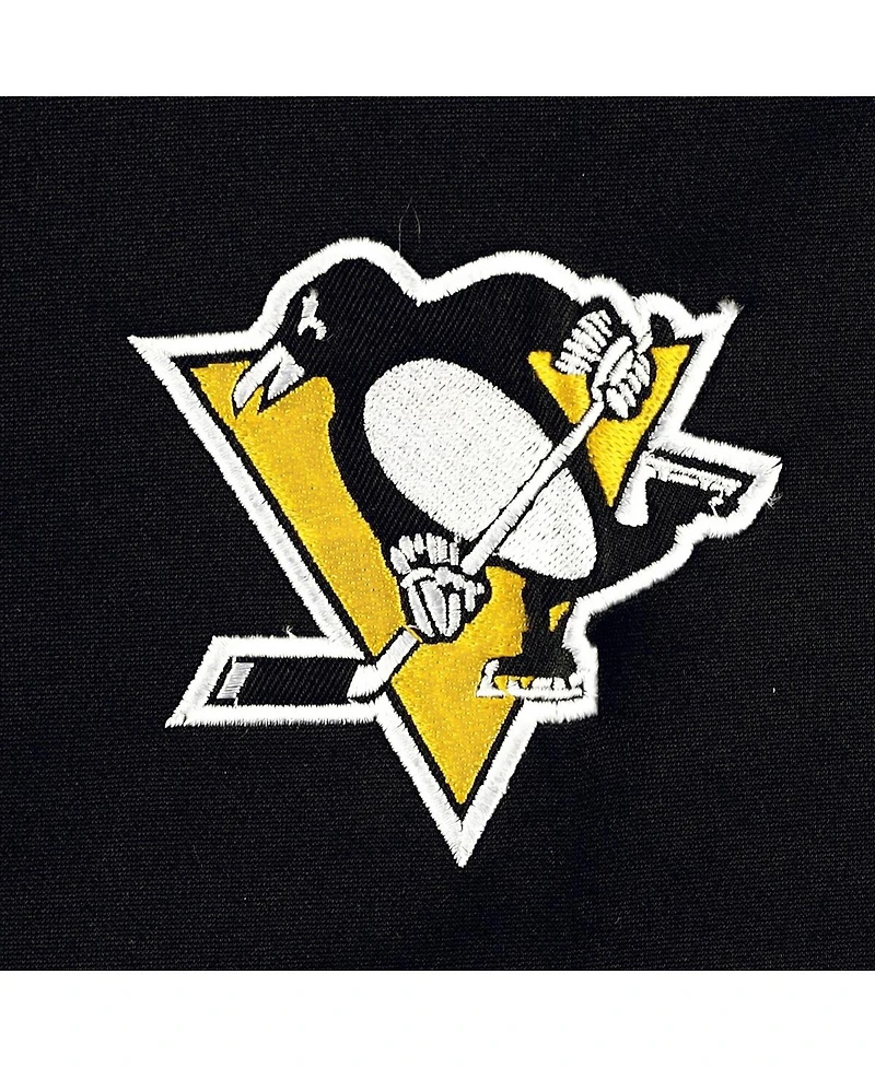 Men's Fanatics Sidney Crosby Black Pittsburgh Penguins Big and Tall Captain Patch Name and Number Pullover Hoodie