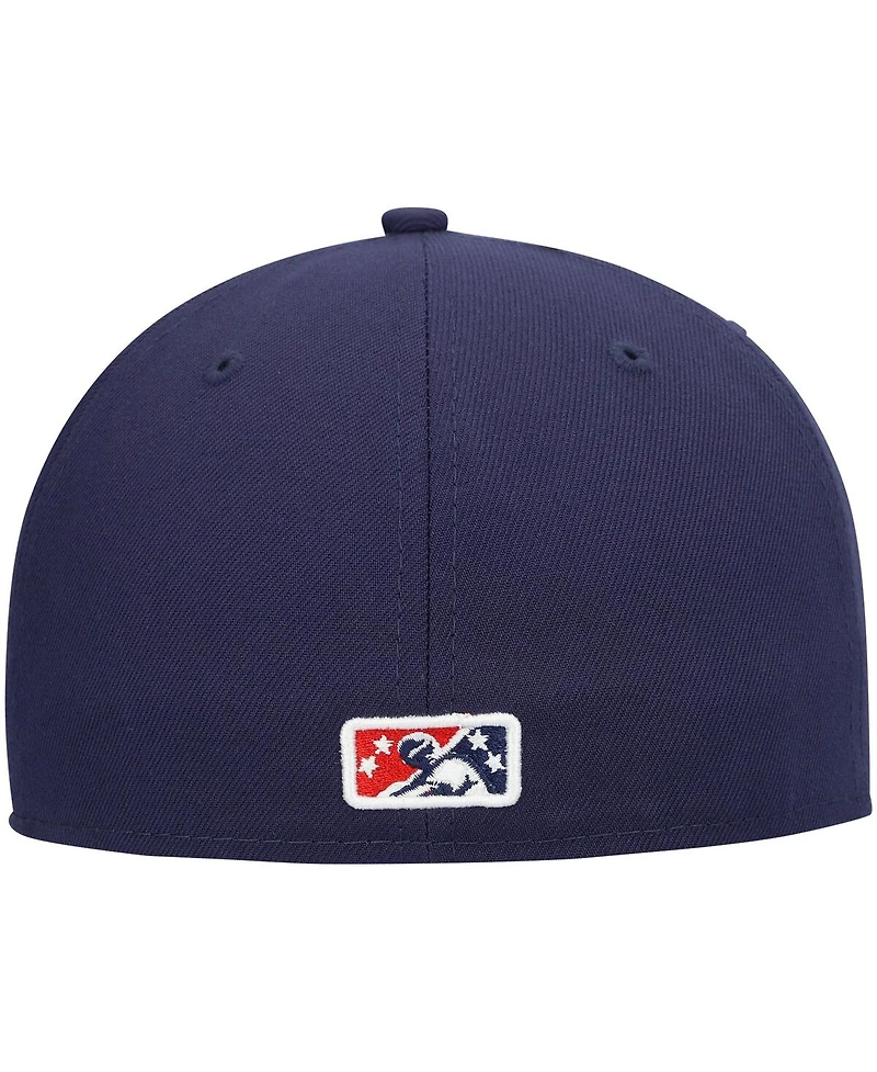Men's New Era Navy Cedar Rapids Kernels Authentic Collection Team Alternate 59FIFTY Fitted Hat