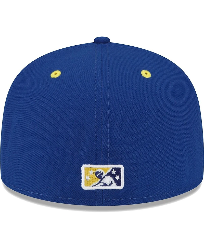 Men's New Era Blue Lynchburg Hillcats Copa De La Diversion 59FIFTY Fitted Hat