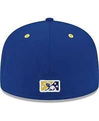 Men's New Era Blue Lynchburg Hillcats Copa De La Diversion 59FIFTY Fitted Hat