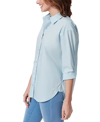 Gloria Vanderbilt Women's Amanda Button-Front Shirt